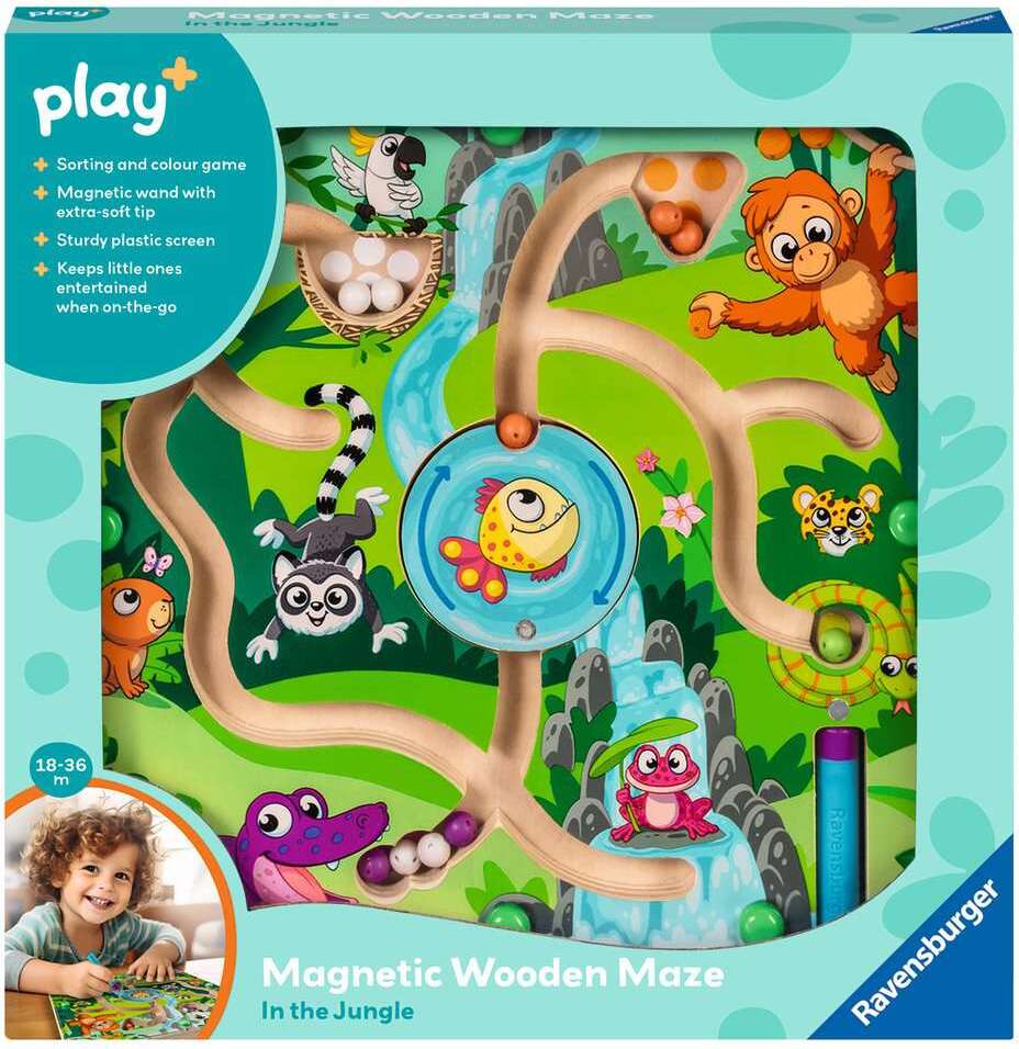 Magnetic Wooden Maze: Jungle*