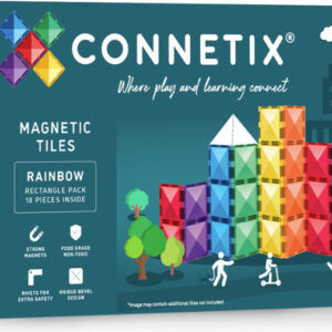 Connetix Rainbow Rectangle Pack (18 pc)