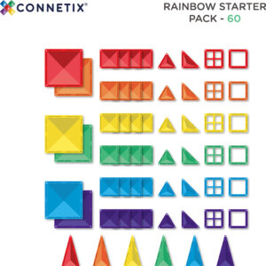 Connetix Rainbow Starter Pack (60 pc)