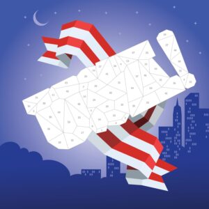 Paint by Sticker Kids: America: Create 10 Pictures One Sticker at a Time!