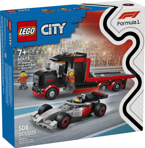 LEGO City 60493 F1 Display Truck with Audi F1 Race Car