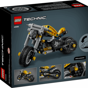Lego Technic 42225 Yellow Motorcycle