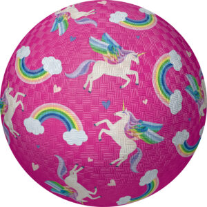 5" Playground Ball - Unicorn Rainbow