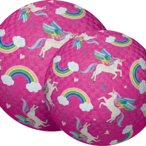 5" Playground Ball - Unicorn Rainbow