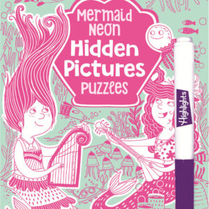 Mermaid Neon Hidden Pictures Puzzles
