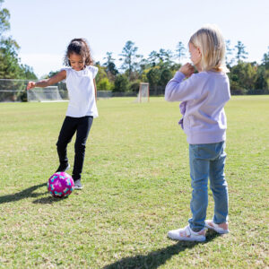 Glitter Soccer Ball Size 3, 7" - Butterfly