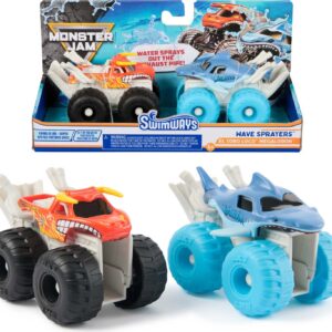 Swimways Monster Jam Wave Sprayers: El Toro Loco & Megalodon