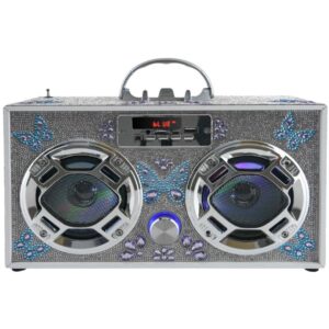 Bluetooth Butterfly Bling Boombox