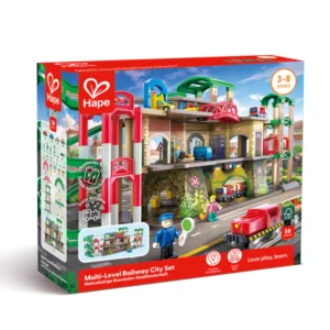 Hape Multi Level Railway City Set