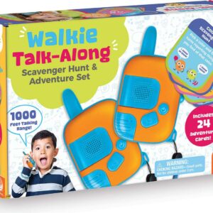 Walkie Talk-Along Scavenger Hunt & Adventure Set