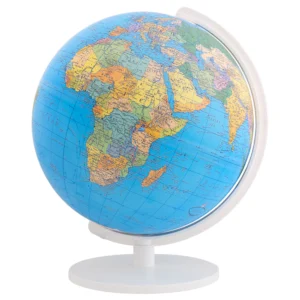 Illuminated Geopolitical Globe