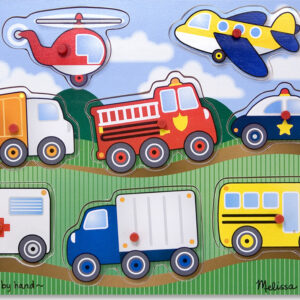 Vehicles Peg Puzzle - 8 Pieces