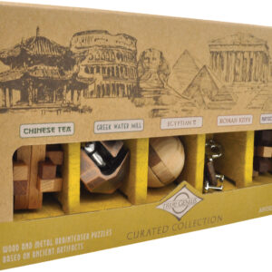 True Genius Wooden Brainteaser Puzzles: Curated Collection