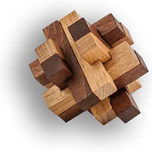 True Genius Wooden Brainteaser Puzzles: Curated Collection