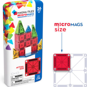 Magna-Tiles microMAGS 26 Piece Travel Set