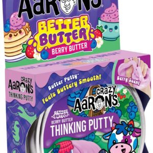 Crazy Aaron's Better Butter Berry Butter Scented Thinking Putty