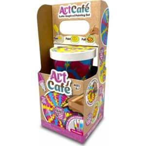 Art Cafe Latte Inspired Panting Cheery Colors