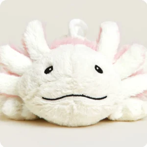White Axolotl Weighted Heatable Plush