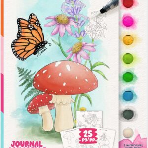 Watercolor Journal Forest Flora