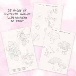 Watercolor Journal Forest Flora
