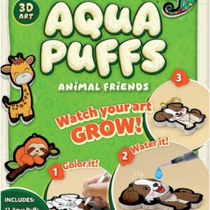 Aqua Puffs 3D Art Animal Friends