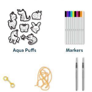 Aqua Puffs 3D Art Animal Friends