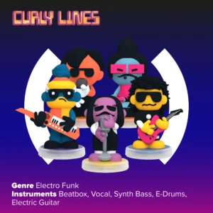 Curly Lines Loops lab Band