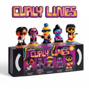 Curly Lines Loops lab Band