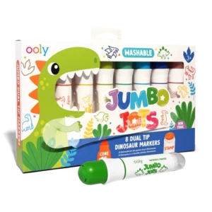 Jumbo Jots Dual Tip Stamp Markers Dinosaur