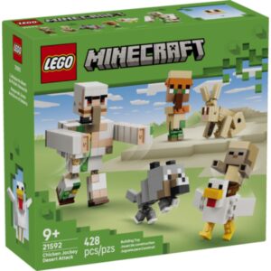 Lego Minecraft 21592 Chicken Jockey Desert Attack