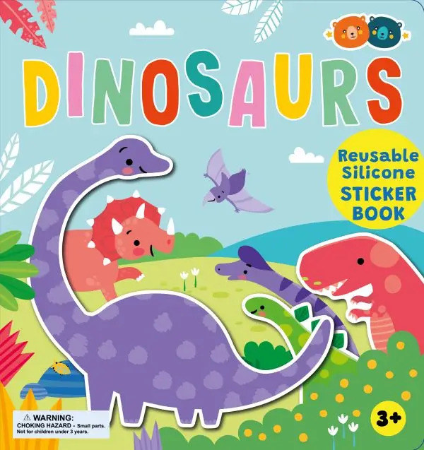 Silicone Sticker Book - Dinosaurs