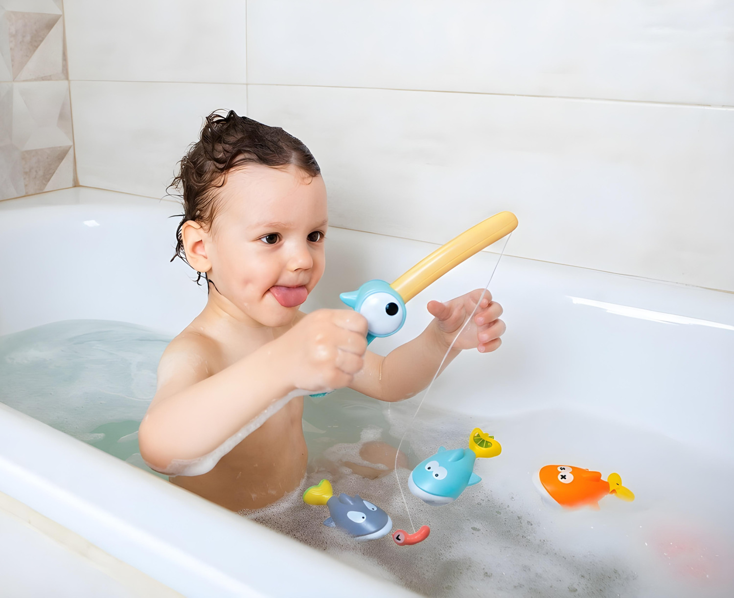 Bath Time Magnetic Catch-A-Fish Set