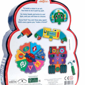 Build a Robot Spinner Game (shaped box game)