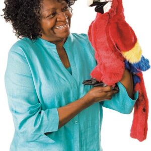 Macaw, Scarlet Hand Puppet