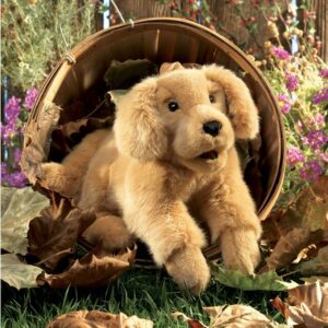 Golden Retriever Puppy Hand Puppet