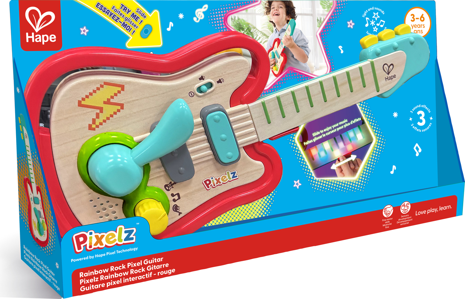 Rainbow Rock Guitar (Pixelz)