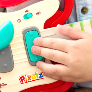 Rainbow Rock Guitar (Pixelz)