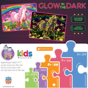 Glow in the Dark - Rainbow World 60 Piece Puzzle