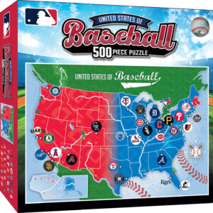 MLB League Map 500pc Puzzle
