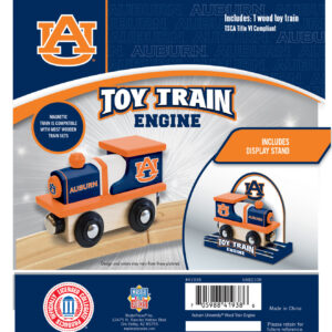 Auburn Tigers NCAA Wood Train Engine