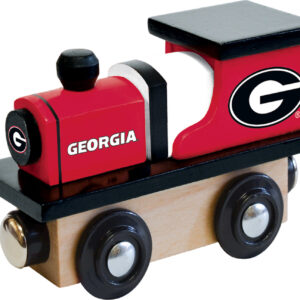 Georgia Bulldogs NCAA Wood Train Engine