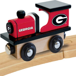 Georgia Bulldogs NCAA Wood Train Engine