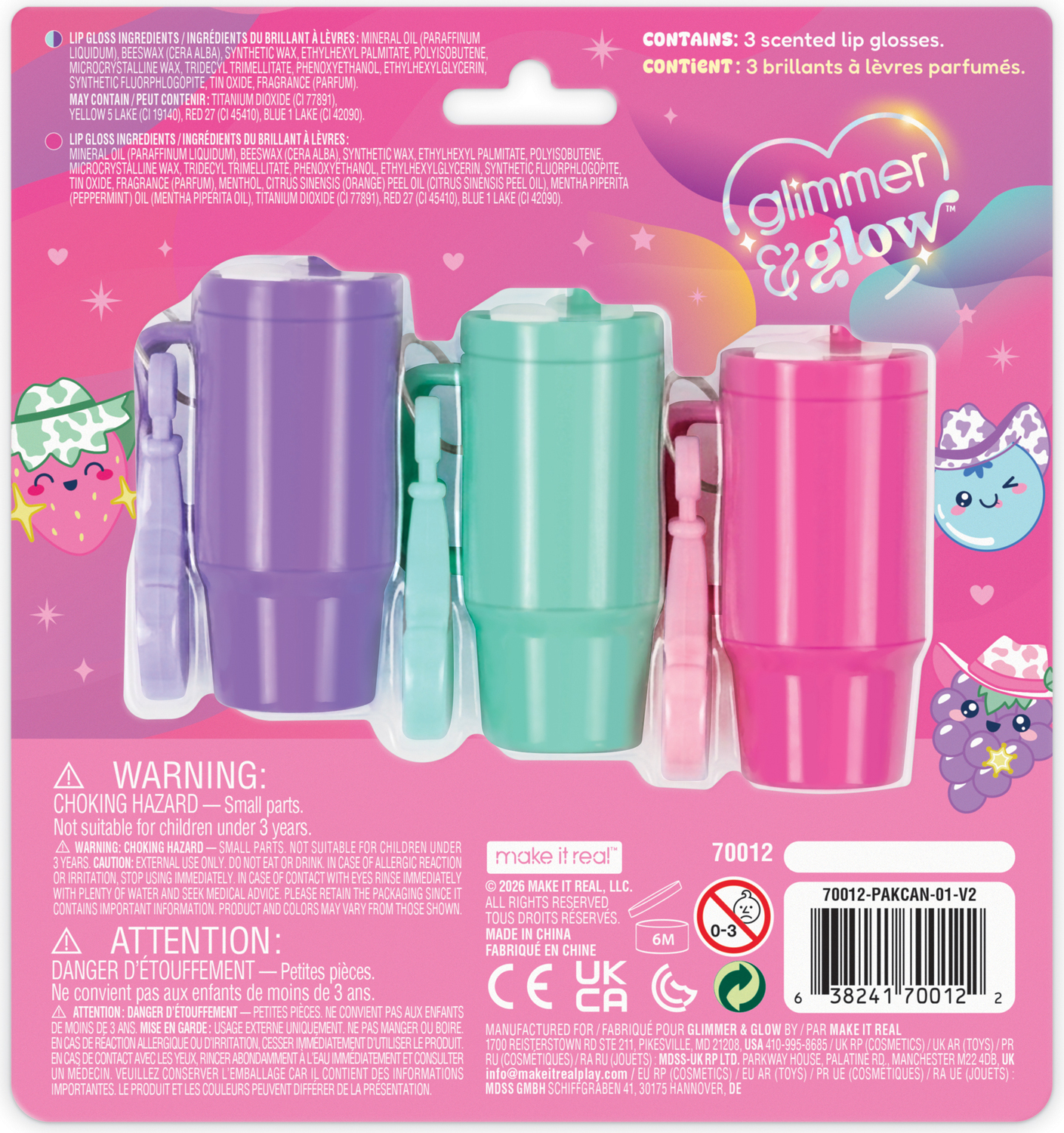 Tumbler To Go Lip Gloss Set