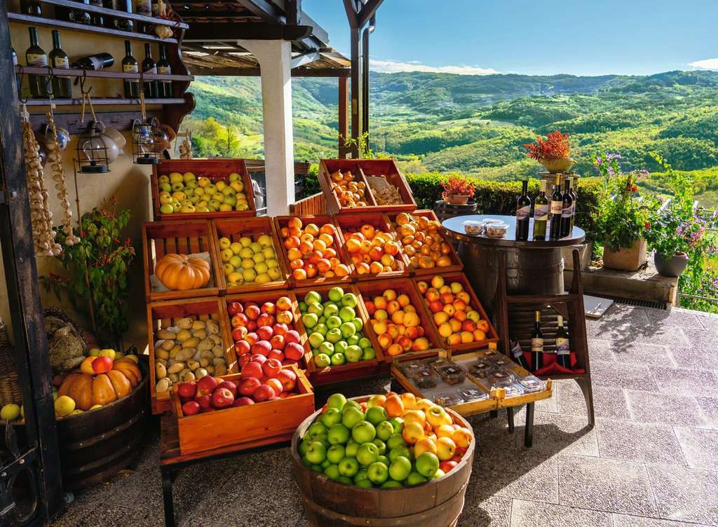 Fruit Market, Croatia 500 Pc Puzzle
