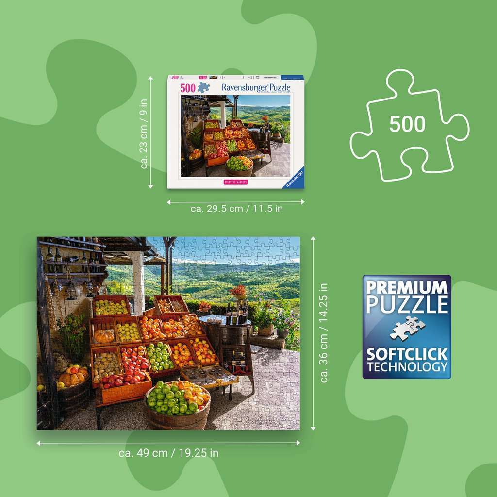 Fruit Market, Croatia 500 Pc Puzzle