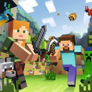 Minecraft: Steve and Alex Puzzle (100 XXL pc)
