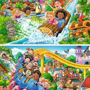 Amusement Park 2x24 Pc Puzzle