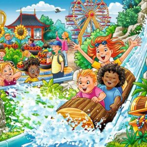 Amusement Park 2x24 Pc Puzzle