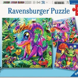 Baby Garden Dragons 3x49 Pc Puzzle