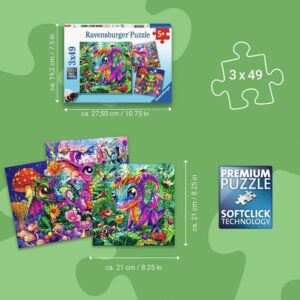 Baby Garden Dragons 3x49 Pc Puzzle